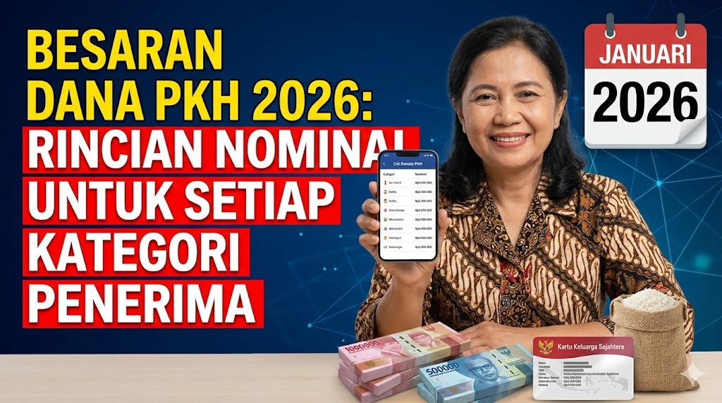 Besaran Dana PKH 2026: Rincian Nominal untuk Setiap Kategori Penerima