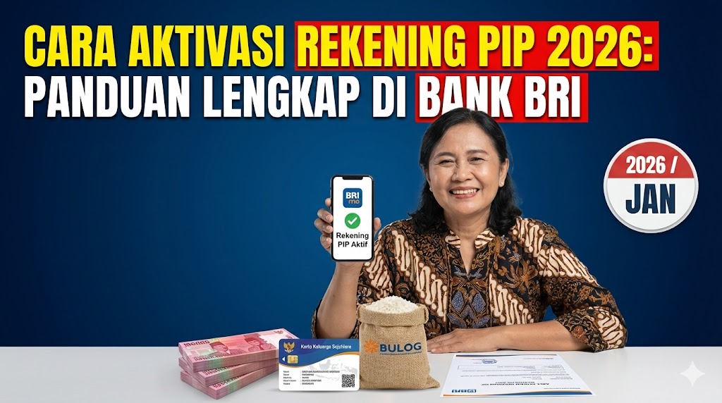 Cara Aktivasi Rekening PIP 2026: Panduan Lengkap di Bank BRI