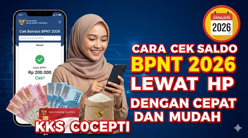 Cara Cek Saldo BPNT 2026 Lewat HP dengan Cepat dan Mudah