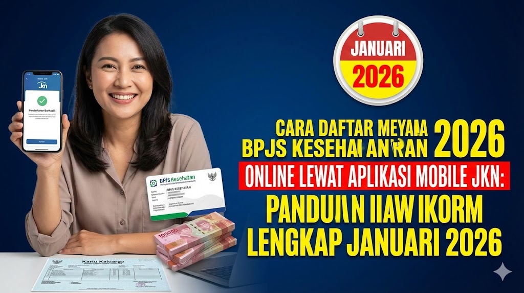 Cara Daftar BPJS Kesehatan 2026 Online Lewat Aplikasi Mobile JKN: Panduan Lengkap Januari 2026