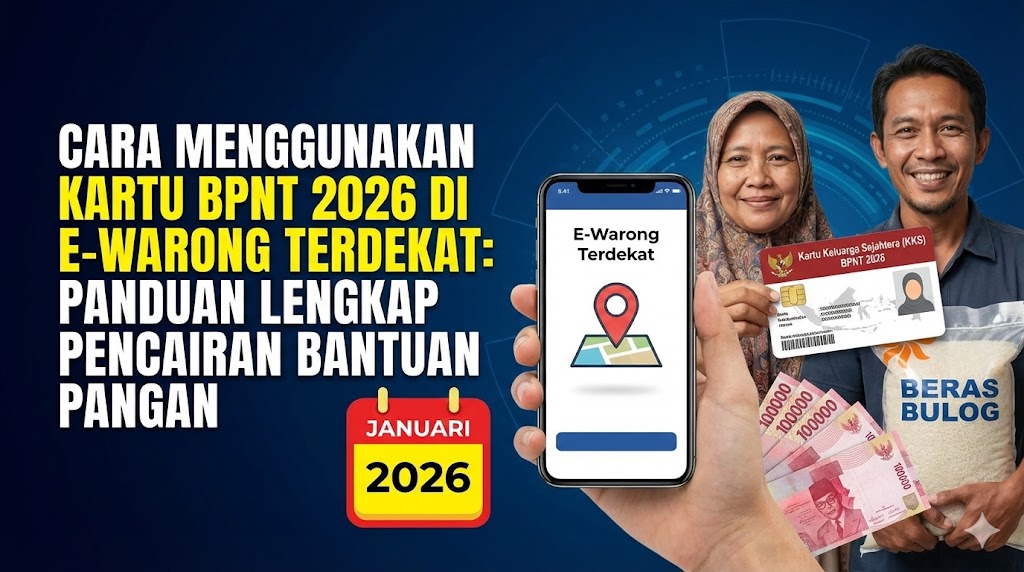 Cara Menggunakan Kartu BPNT 2026 di E-Warong Terdekat: Panduan Lengkap Pencairan Bantuan Pangan