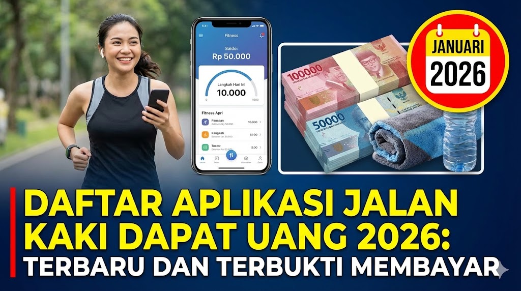 Daftar Aplikasi Jalan Kaki Dapat Uang 2026: Terbaru dan Terbukti Membayar