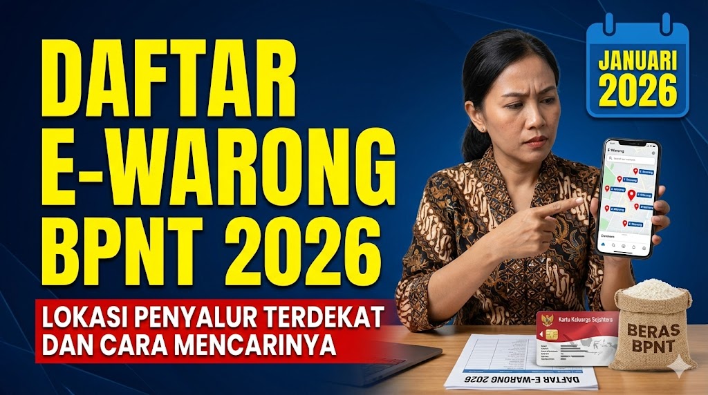 Daftar E-Warong BPNT 2026: Lokasi Penyalur Terdekat dan Cara Mencarinya