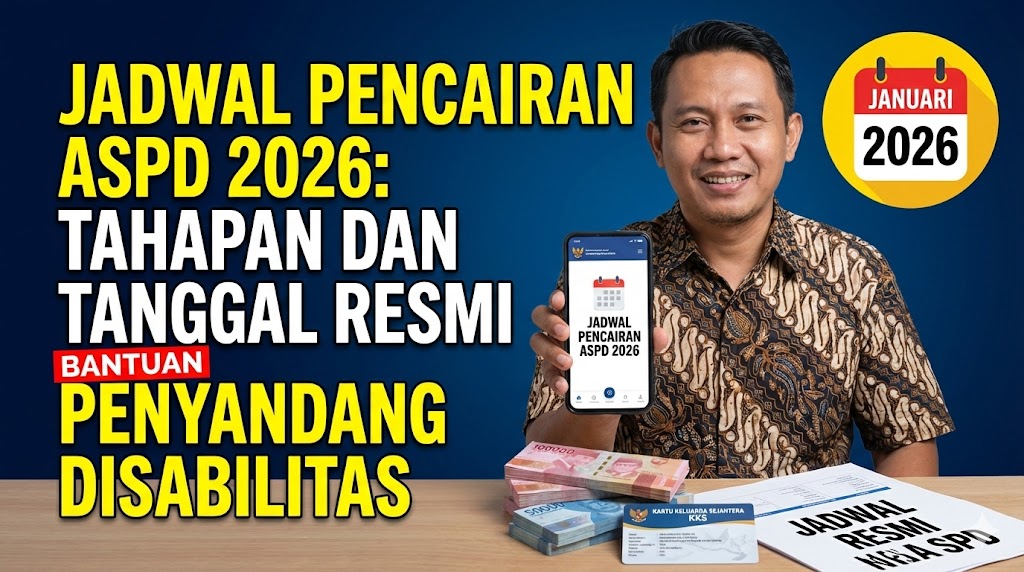 Jadwal Pencairan ASPD 2026: Tahapan dan Tanggal Resmi Bantuan Penyandang Disabilitas