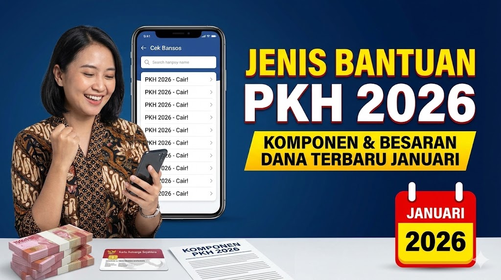 Jenis Bantuan PKH 2026: Komponen dan Besaran Dana Terbaru Januari