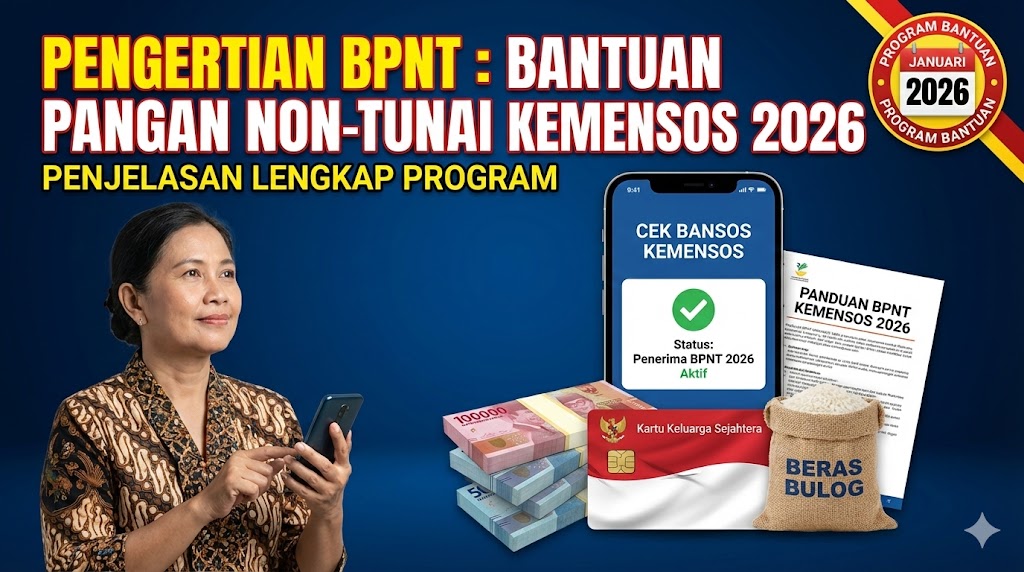 Pengertian BPNT: Bantuan Pangan Non-Tunai Kemensos 2026